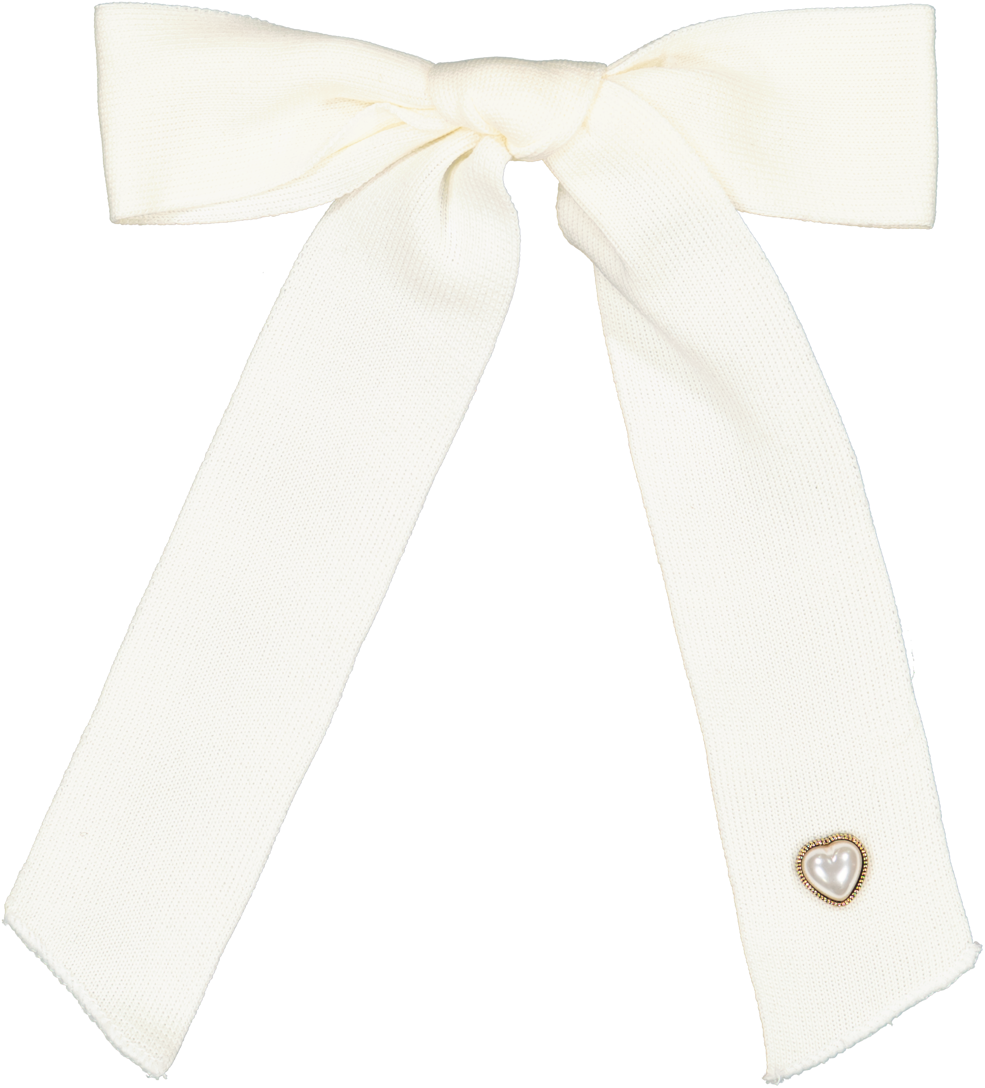 Pearl Heart Large Clip