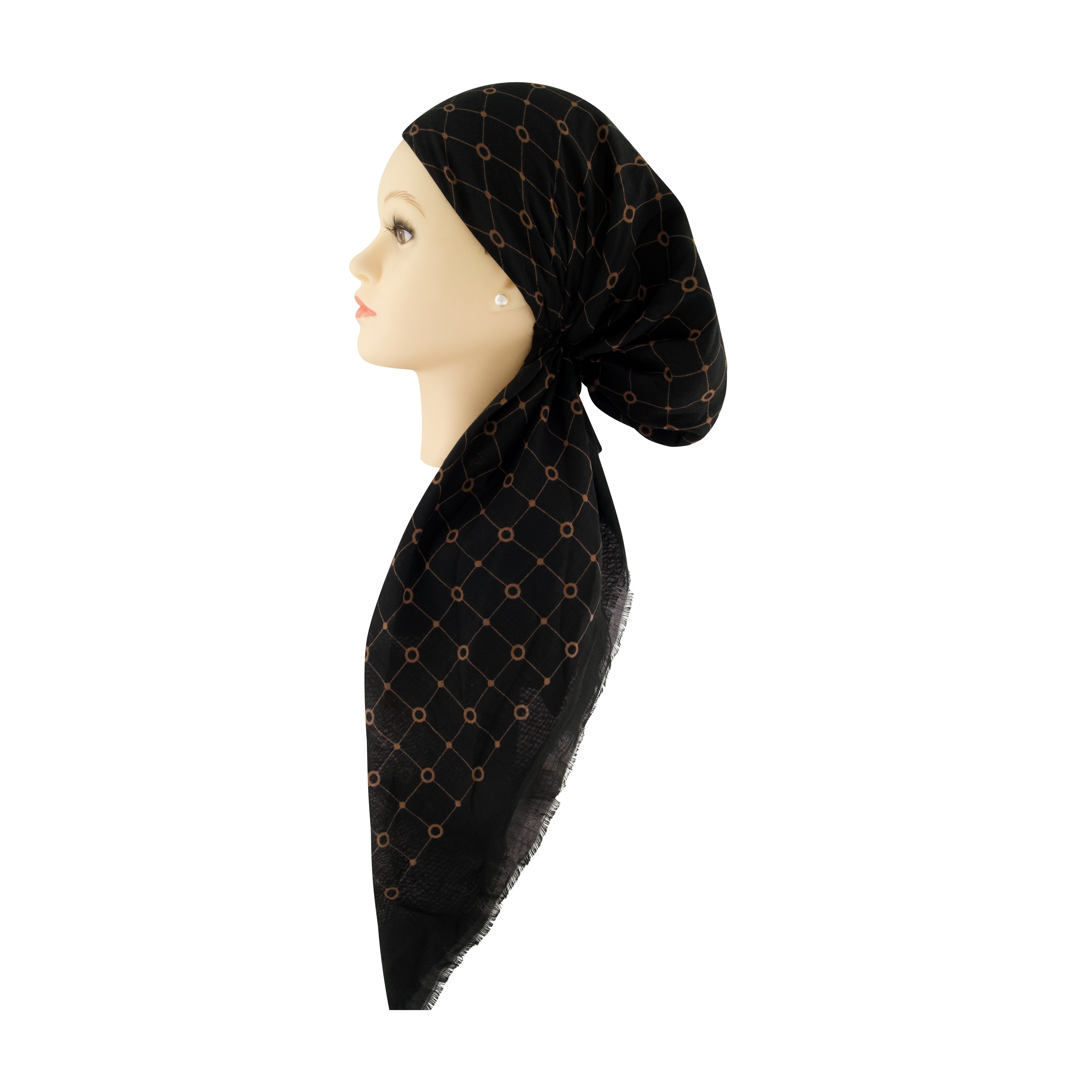 Circle Squares Headscarf