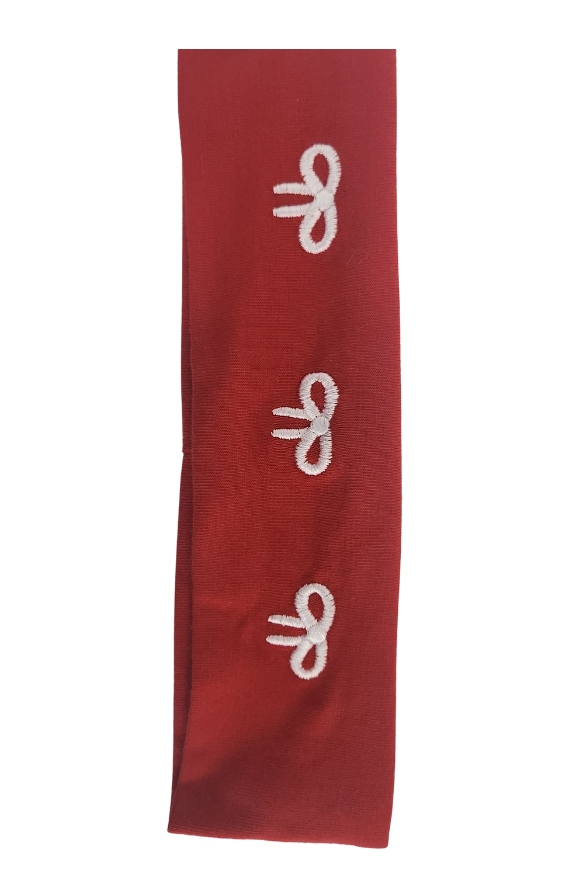 Embroidered Bows Junior Headwrap