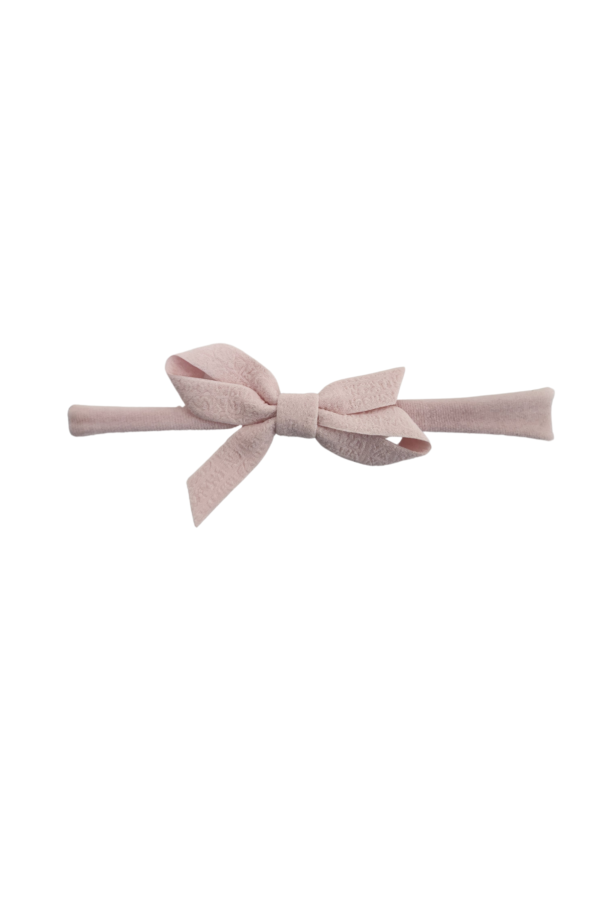 Linen Tuxedo Bow Newborn Baby Headband