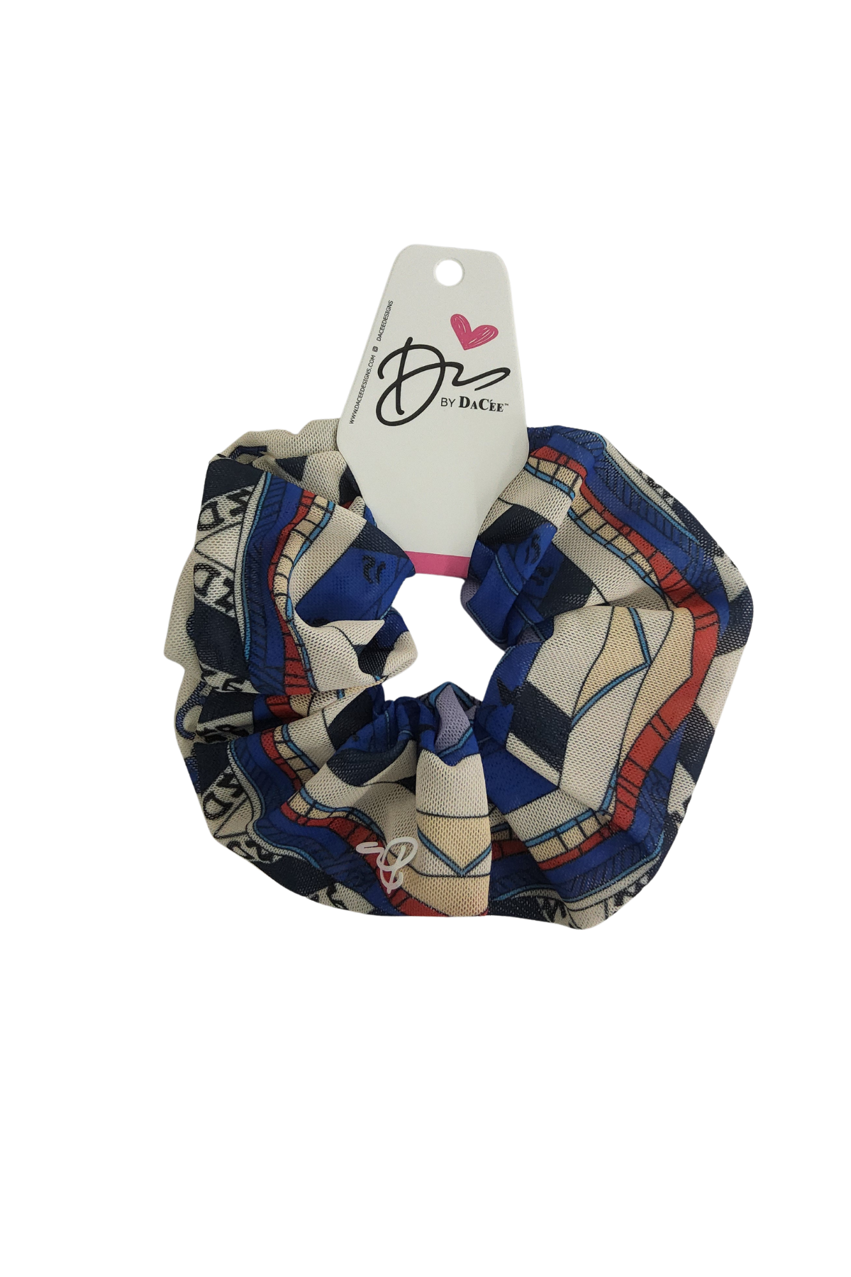 Pucci Inspired Mesh Scrunchy