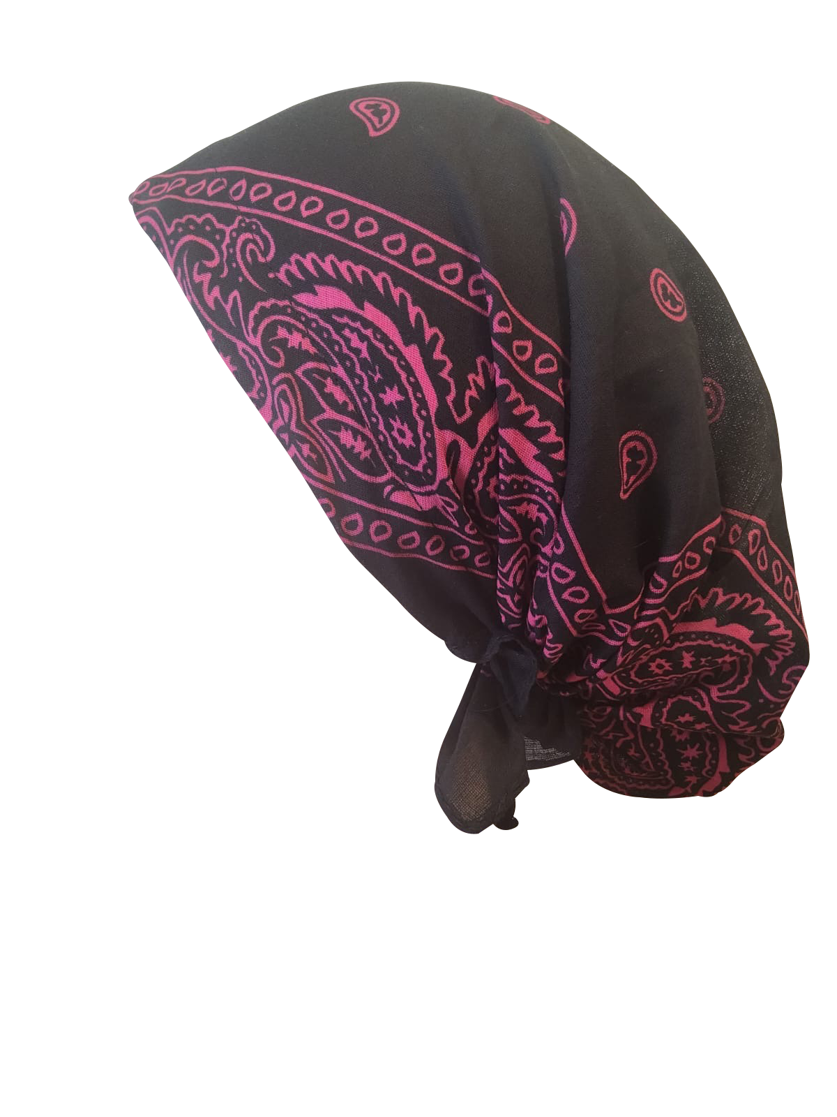 Bandana Print Collection Black/Hot Pink