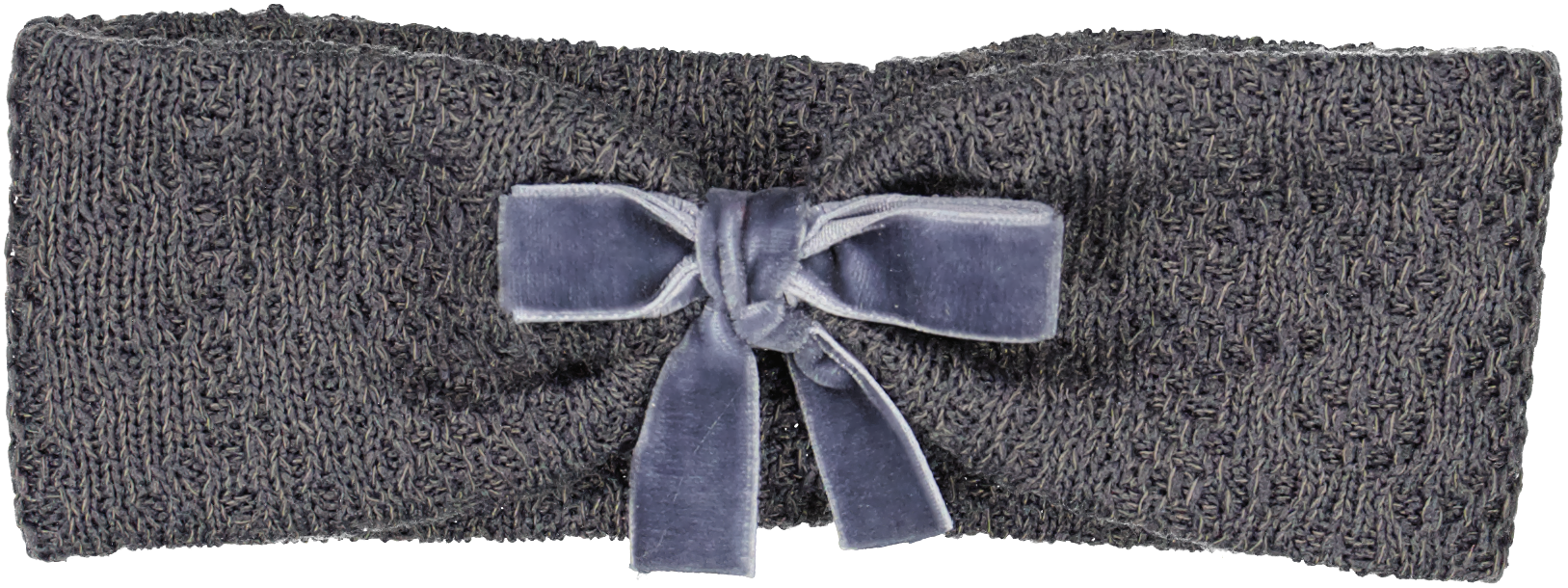 Eyelet Knit Bow Baby Headband