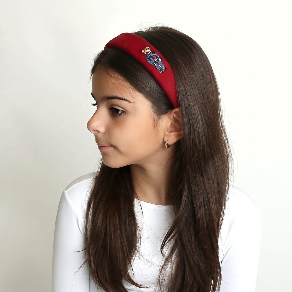Teddy Inspired Headband Red