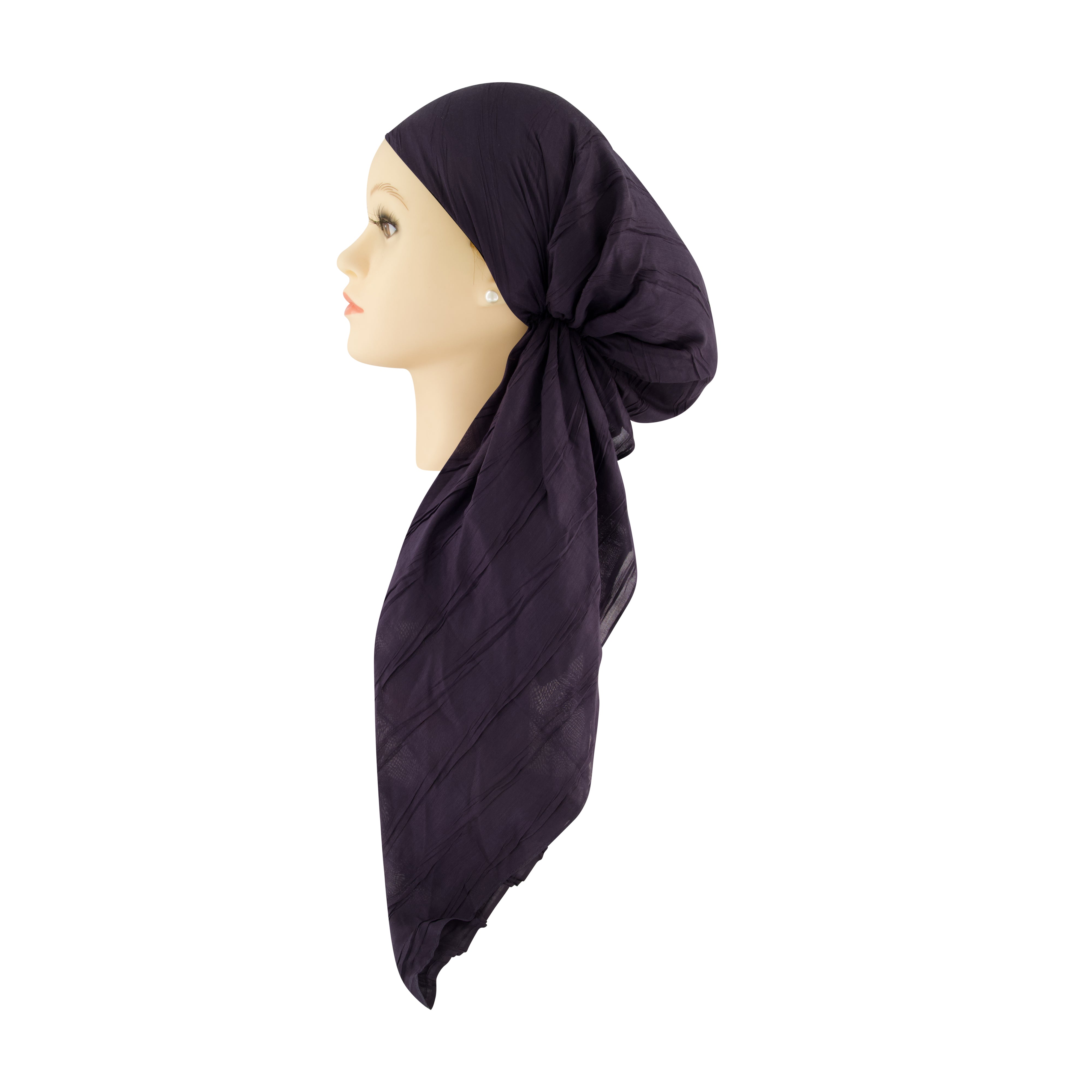 Crinkle Solid Headscarf