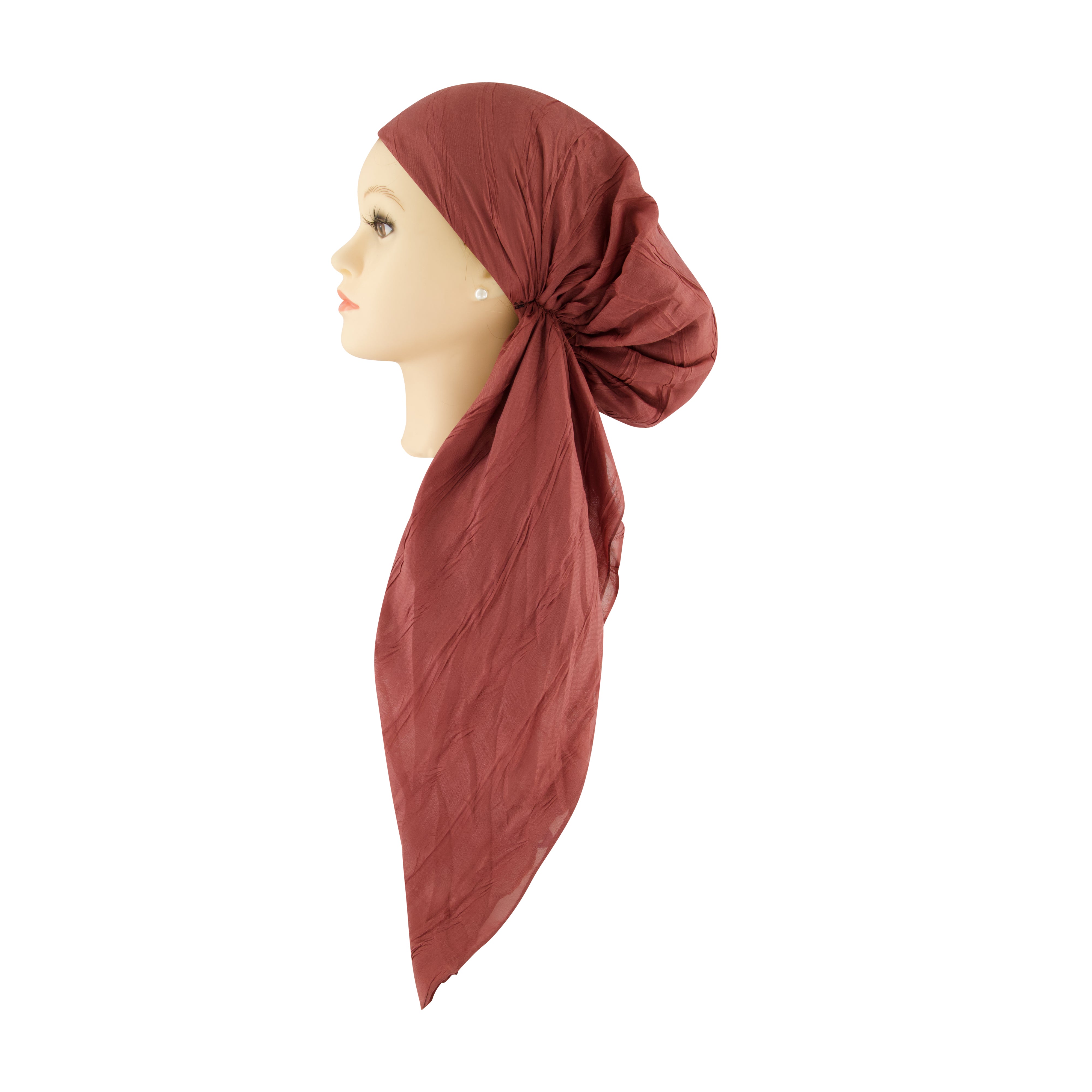 Crinkle Solid Headscarf