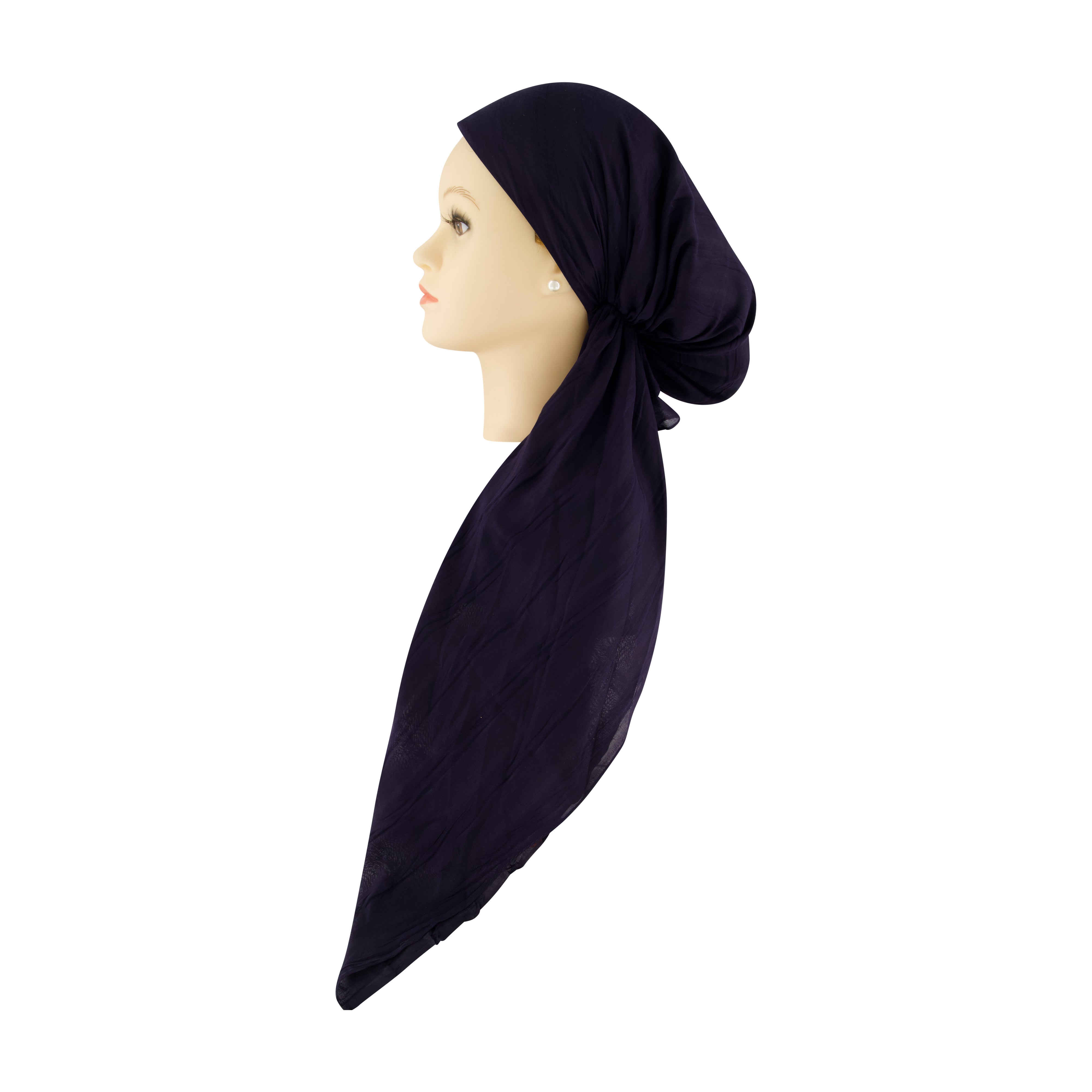 Crinkle Solid Headscarf