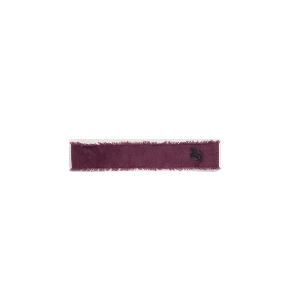 Ribbed Horse Toddler Junior Headwrap Plum