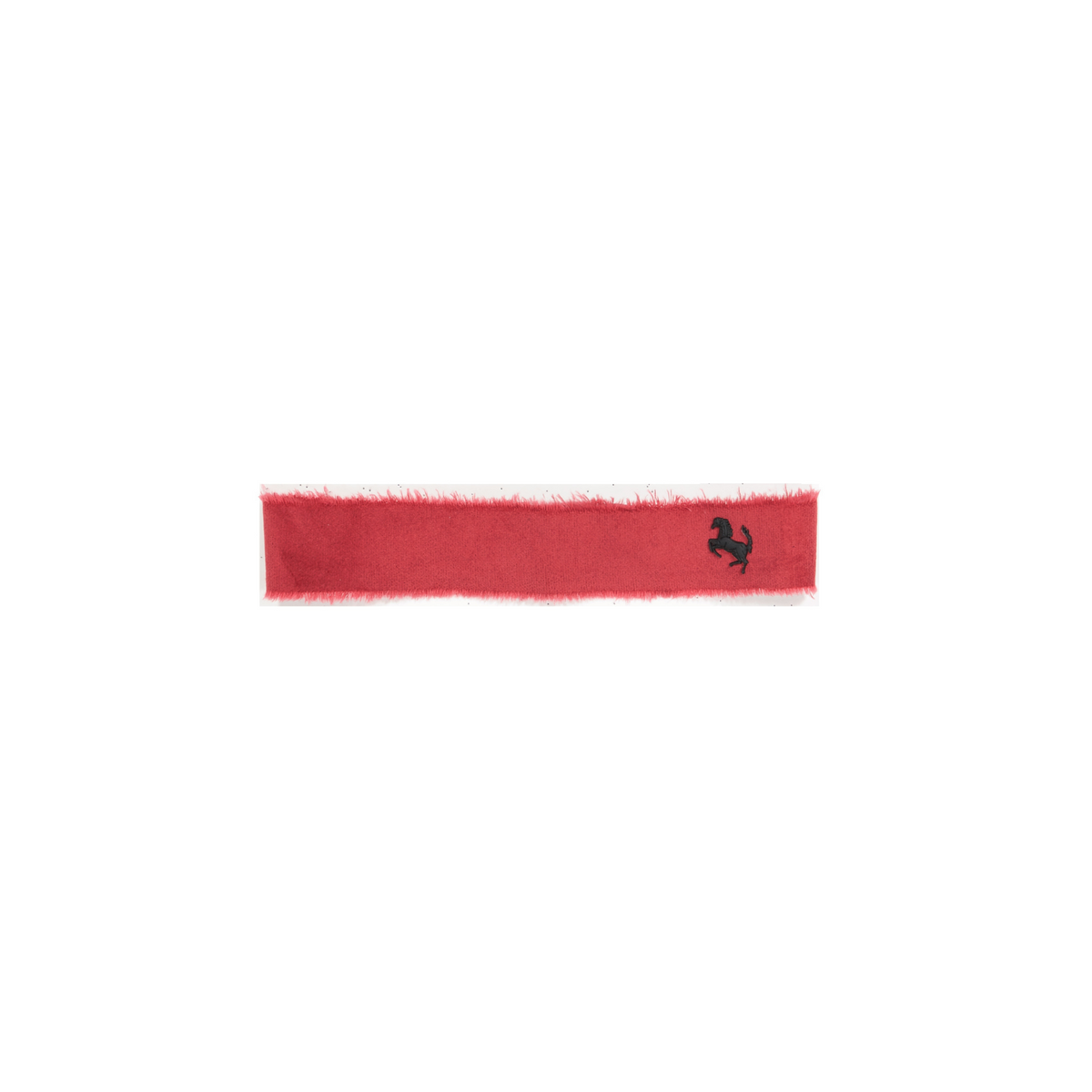 Ribbed Horse Headwrap Red