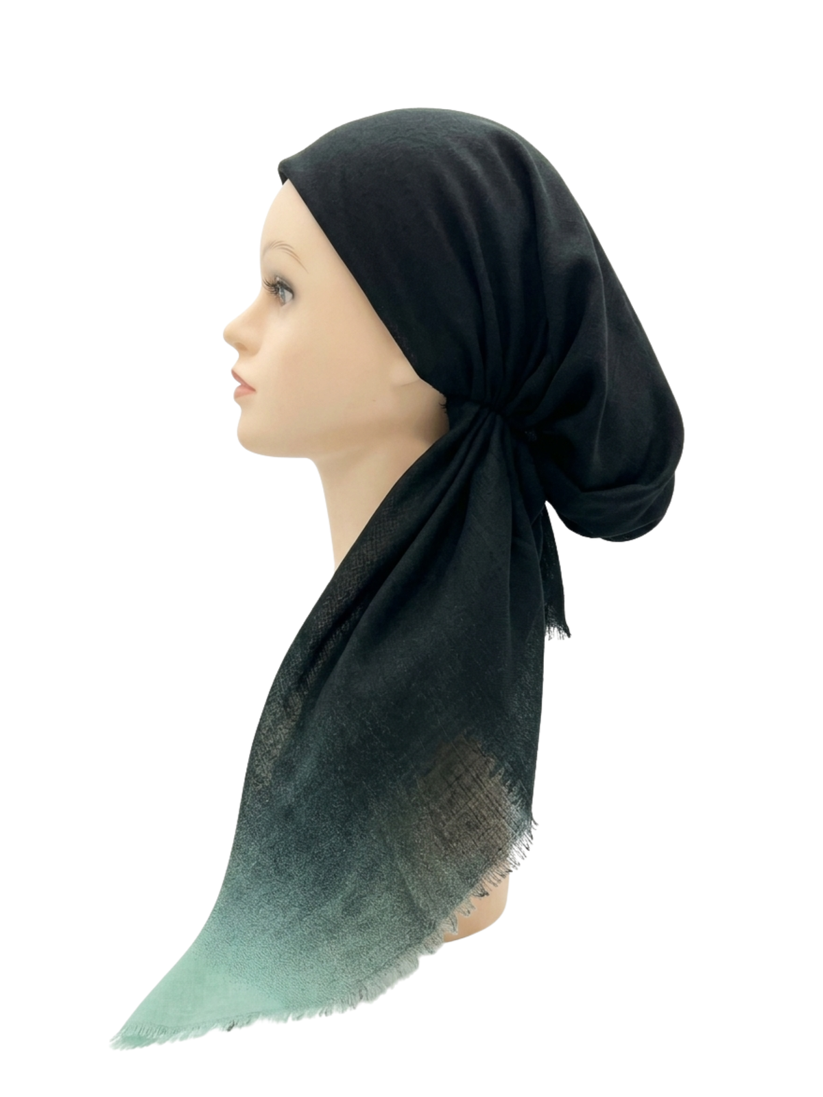 Ombre Headscarf Black/Seafom