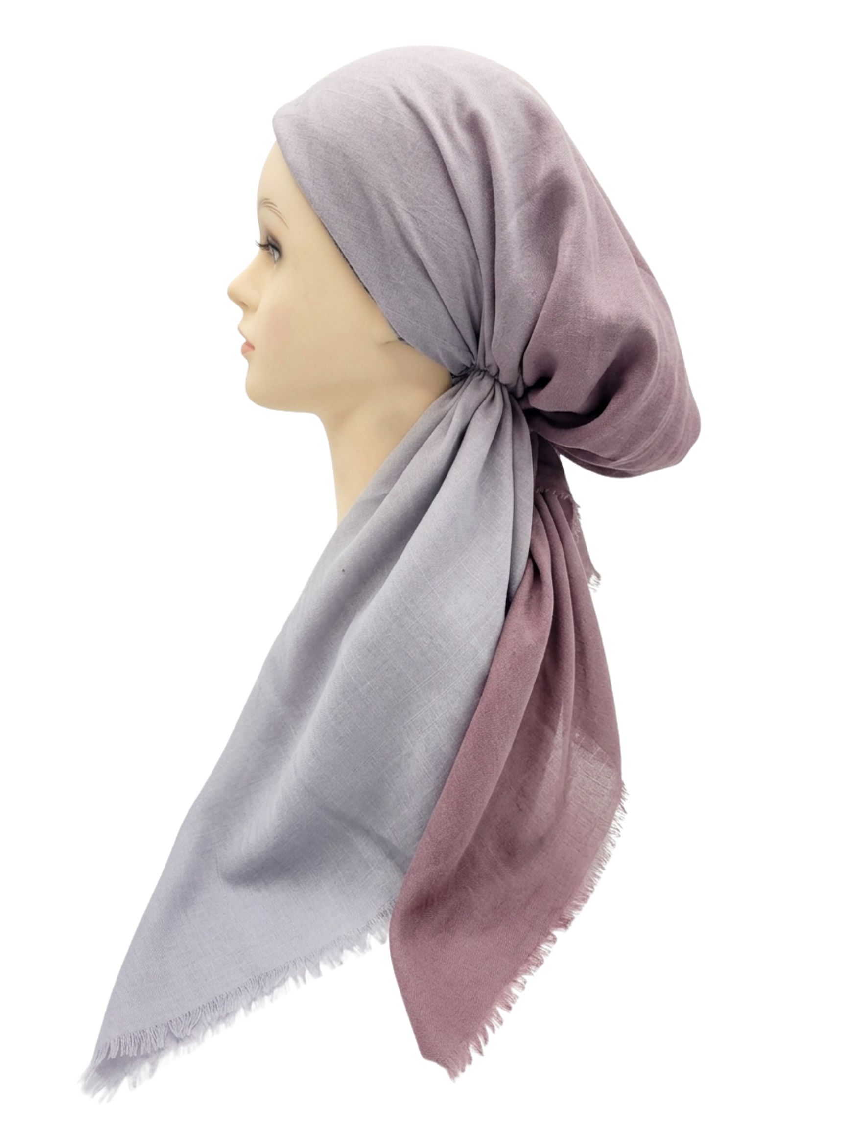 Ombre Headscarf Mauve