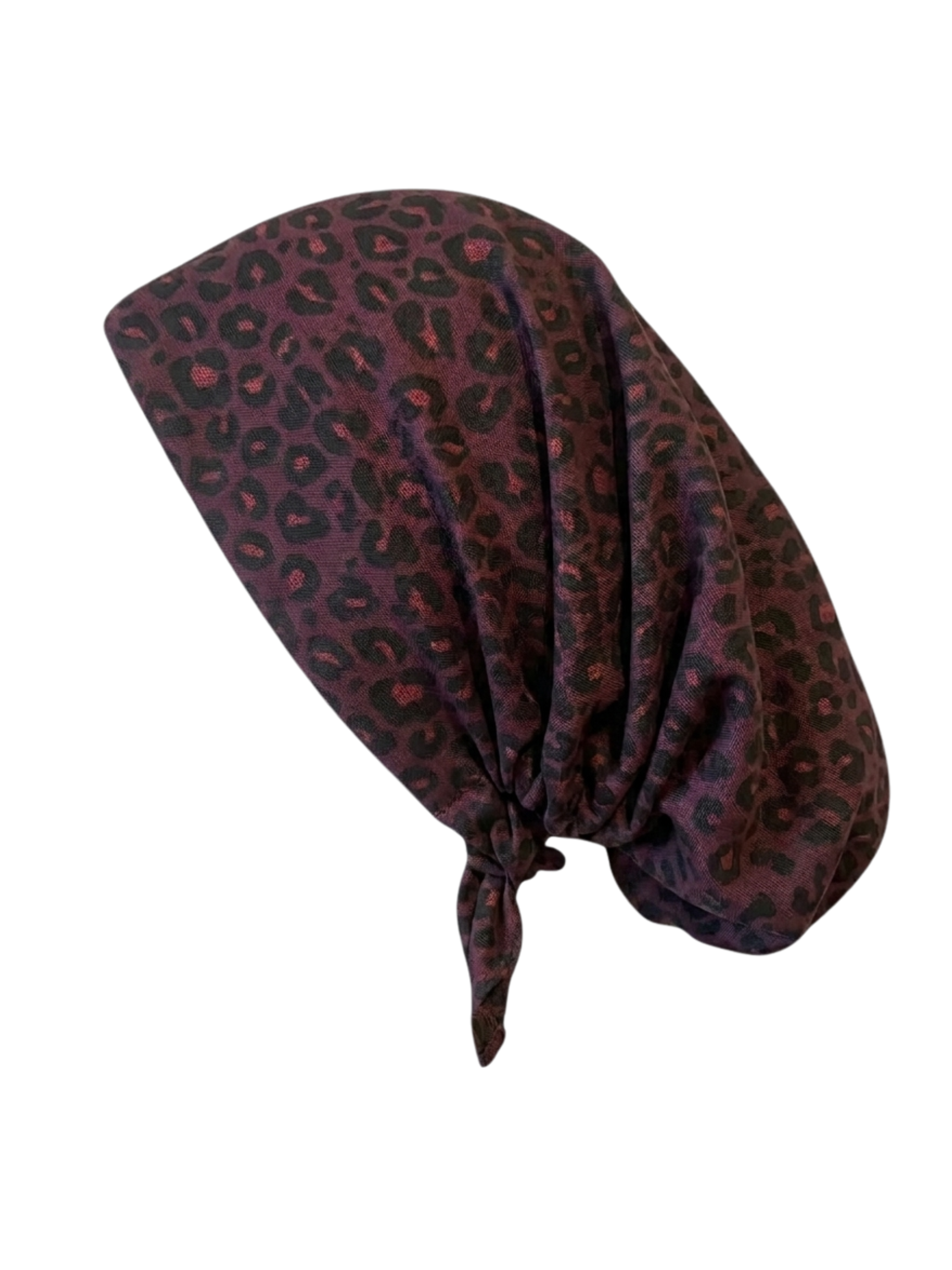 Leopard Bandana Burgundy Mix