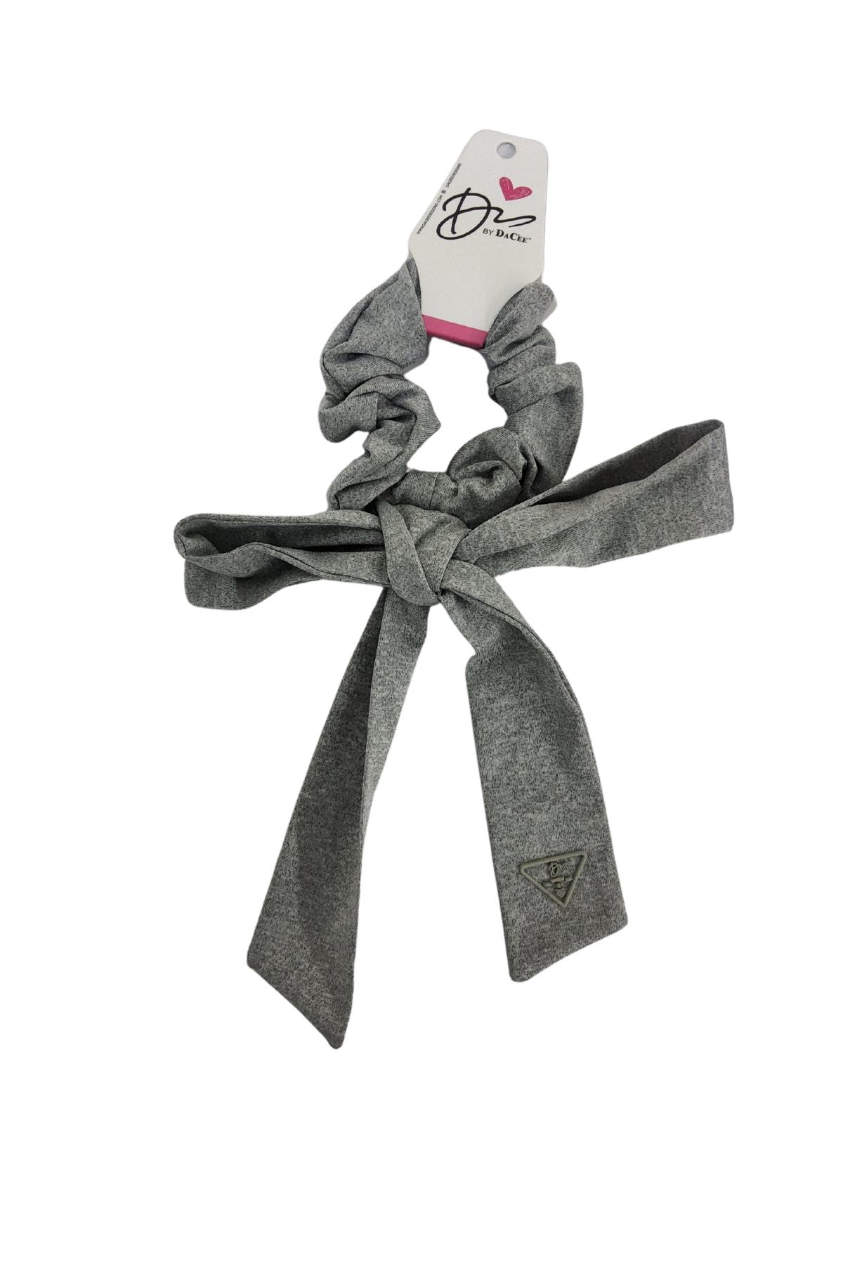 Sports Triangle Patch Large Bow Scrunchy