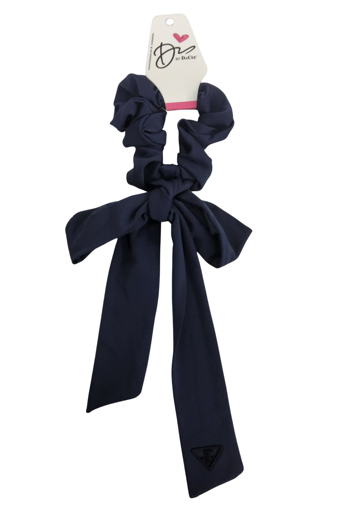 Sports Triangle Patch Large Bow Scrunchy