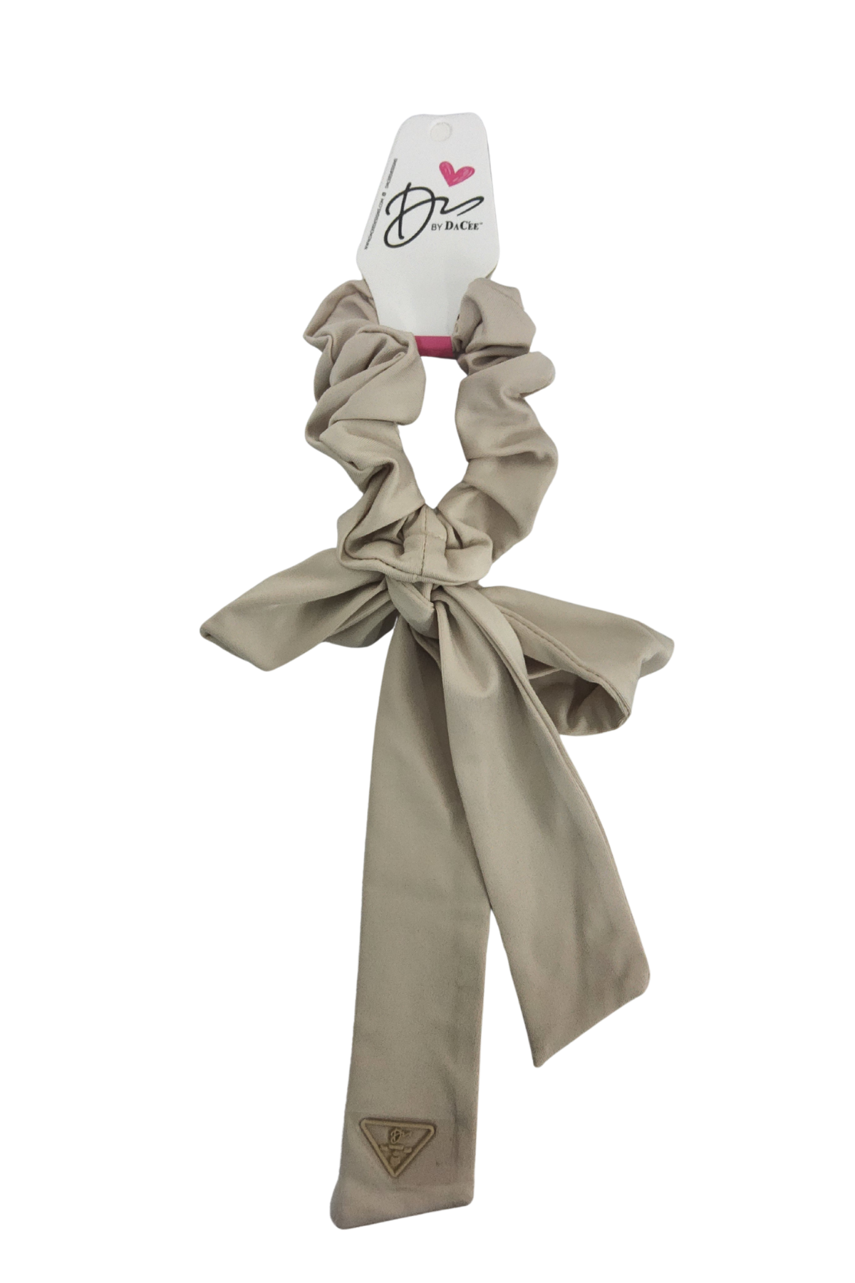 Sports Triangle Patch Large Bow Scrunchy