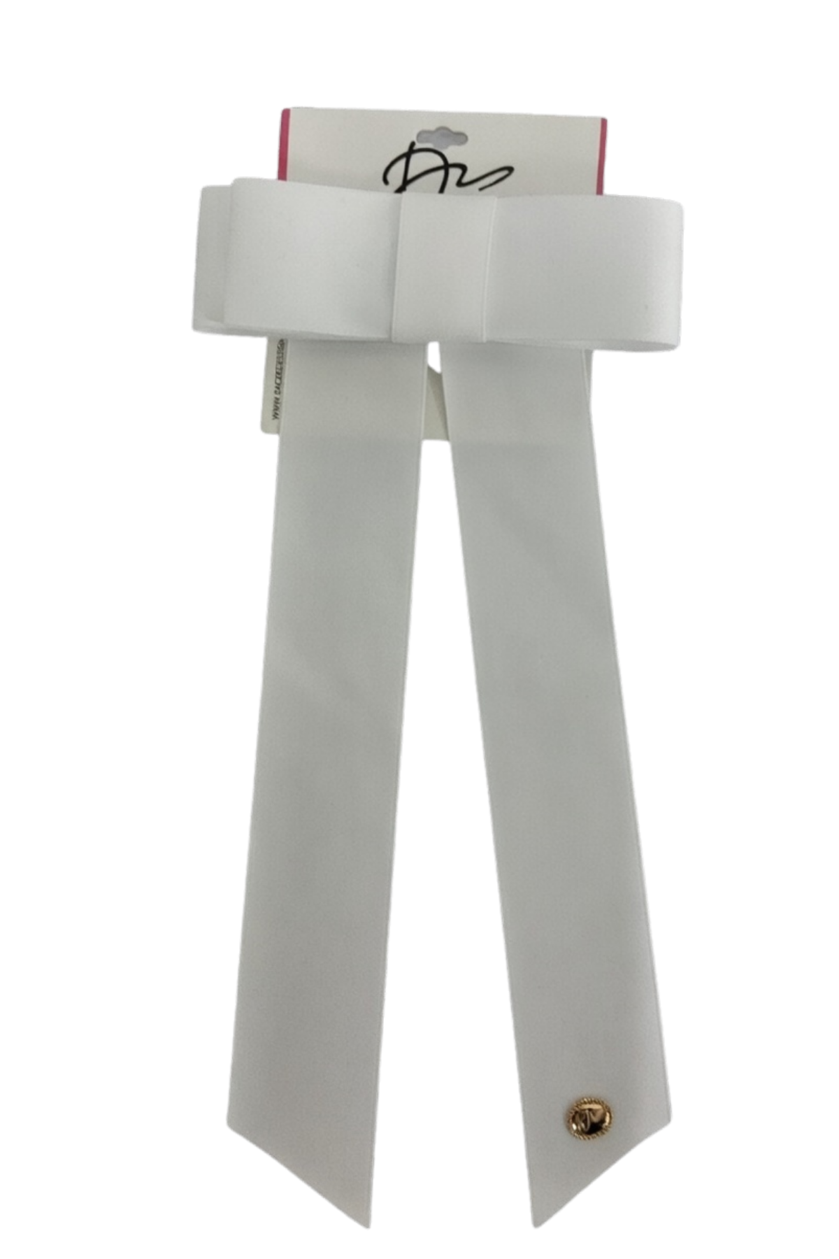 Satin Ribbon Double Bow Large Clip