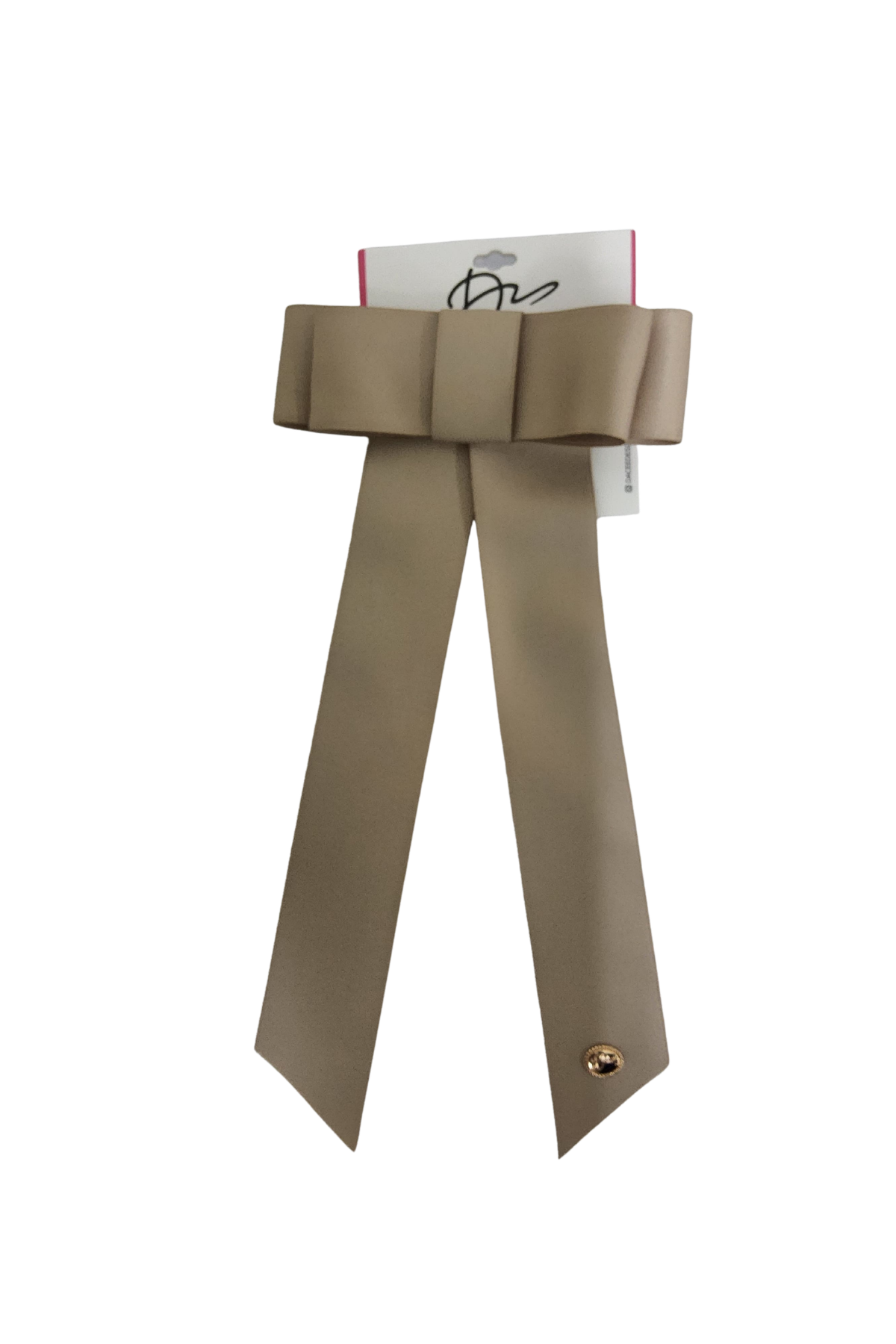 Satin Ribbon Double Bow Large Clip