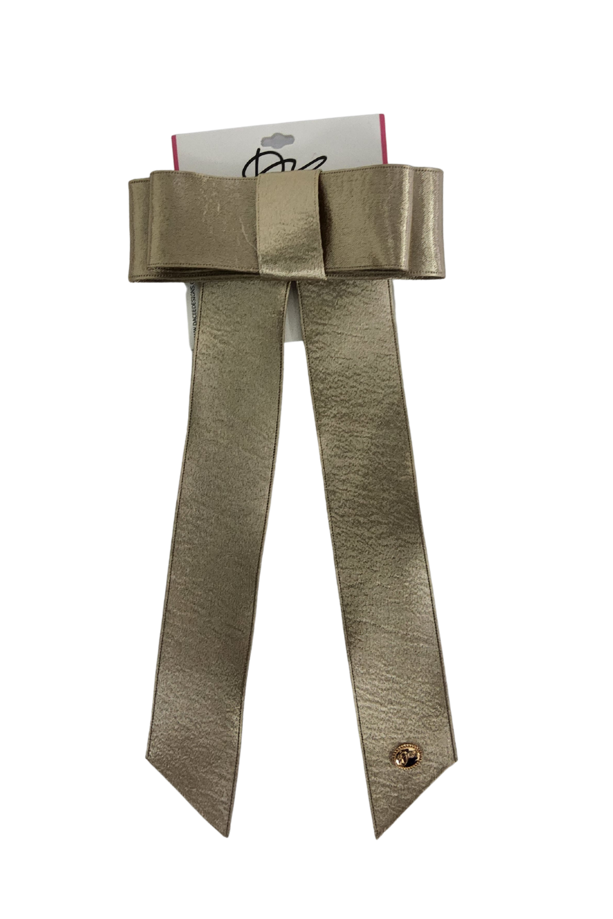 Satin Ribbon Double Bow Large Clip