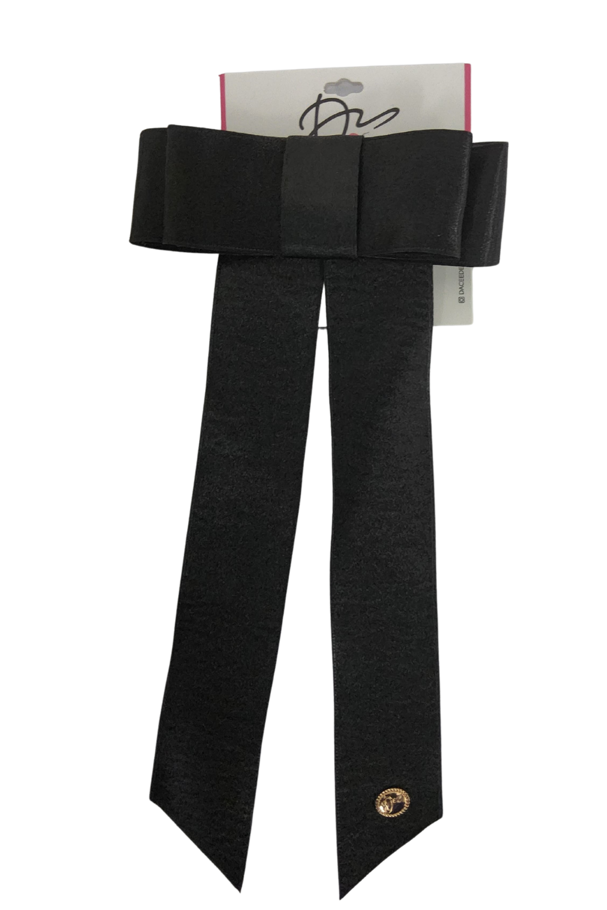 Satin Ribbon Double Bow Large Clip