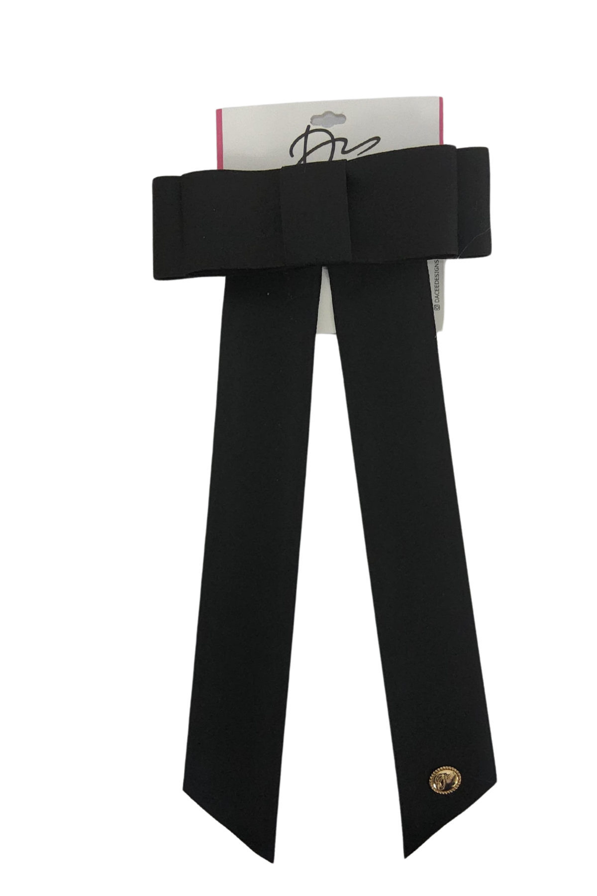 Satin Ribbon Double Bow Large Clip