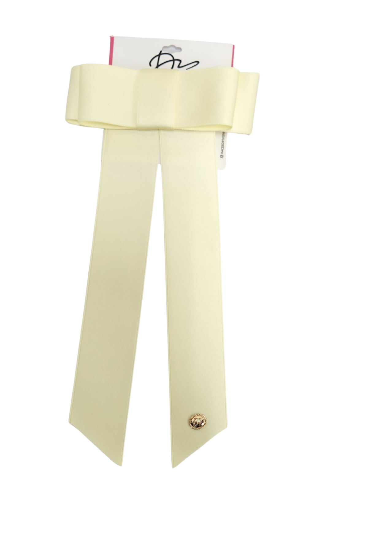 Satin Ribbon Double Bow Large Clip