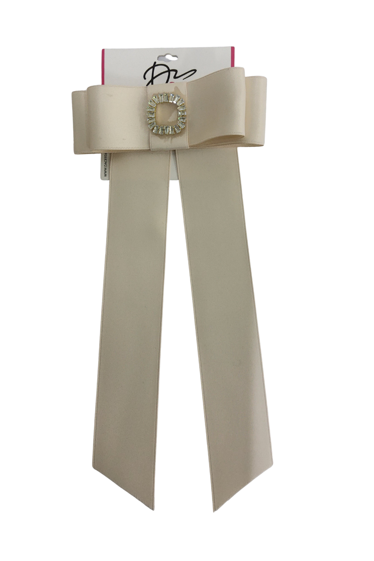 Rhinestone Buckle Bow Large Clip