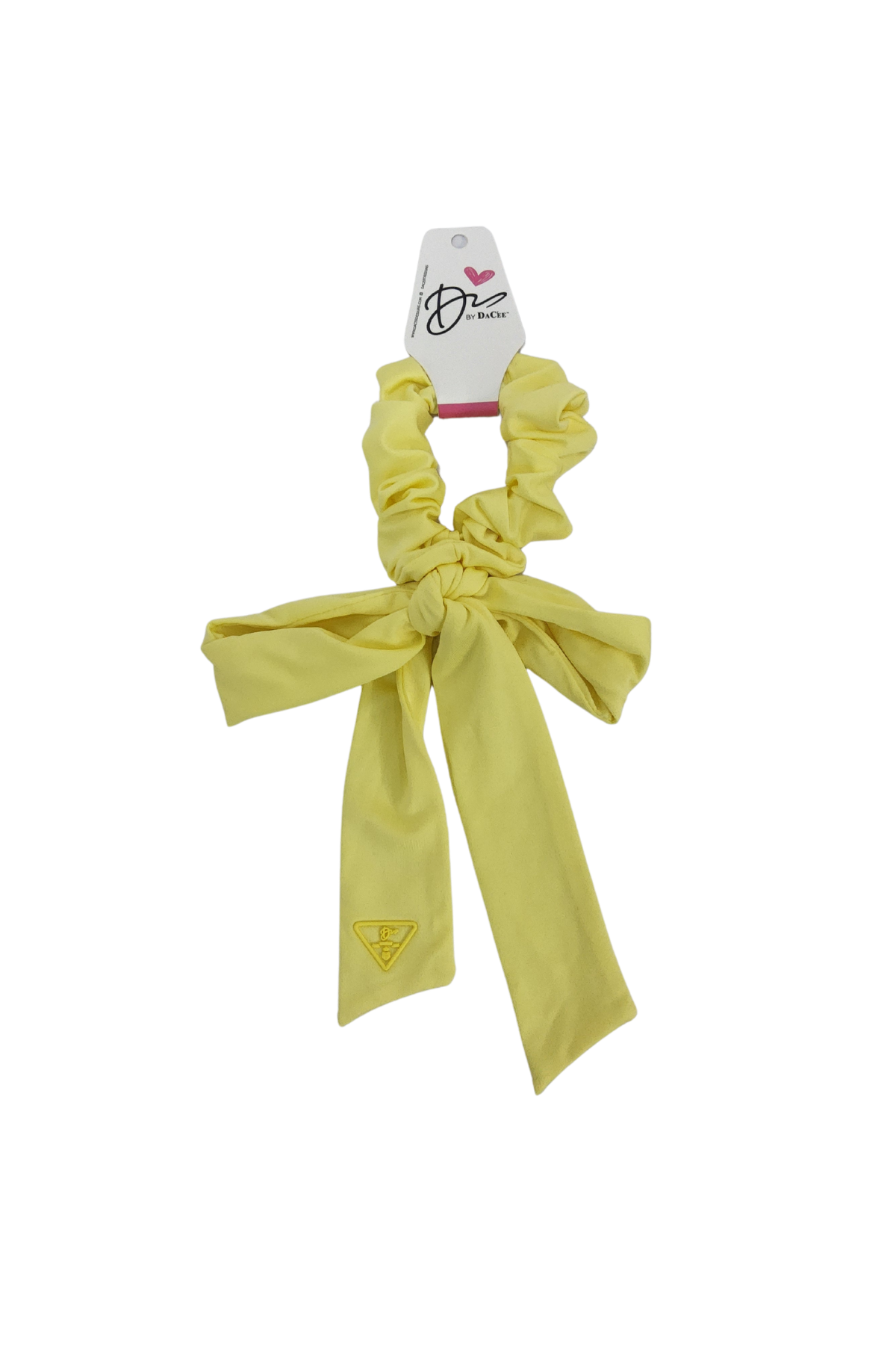 Sports Triangle Patch Large Bow Scrunchy