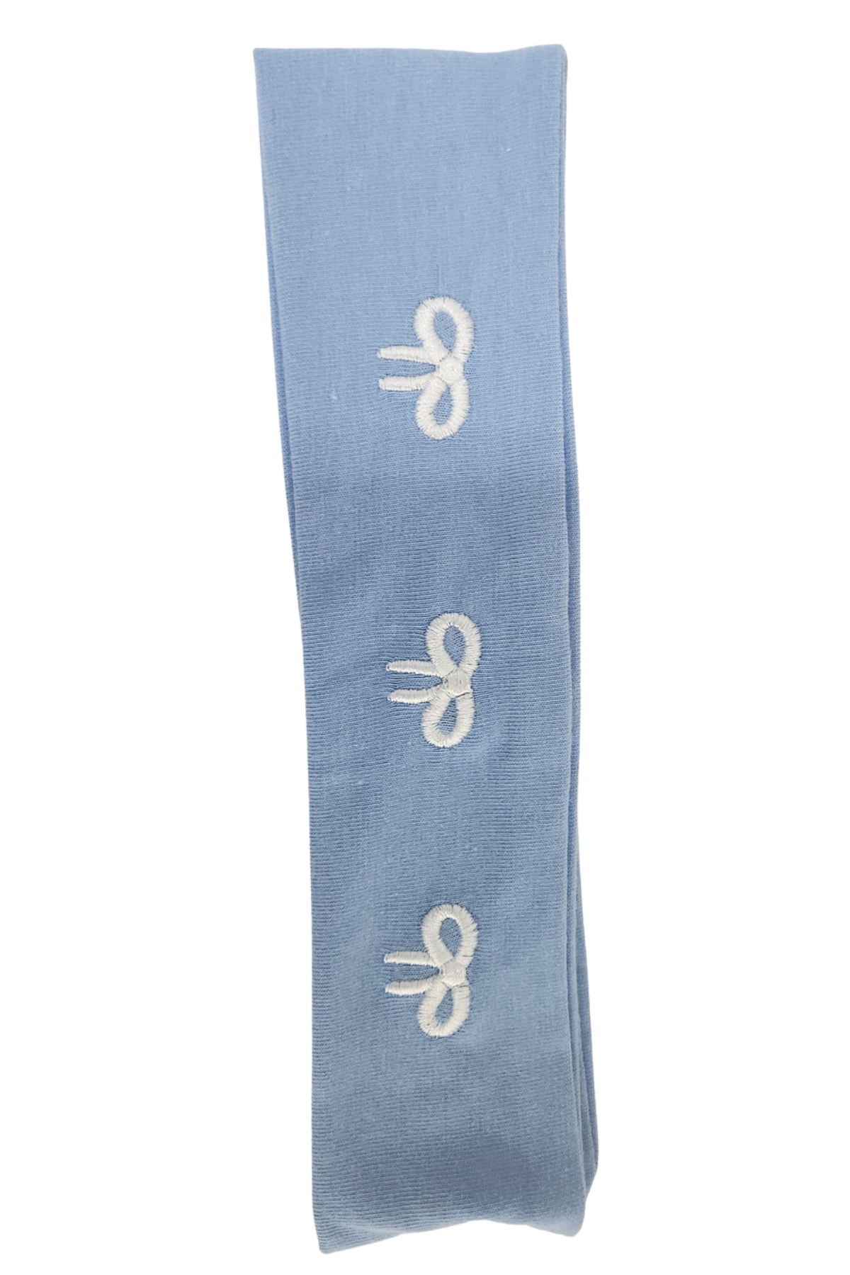 Embroidered Bows Junior Headwrap