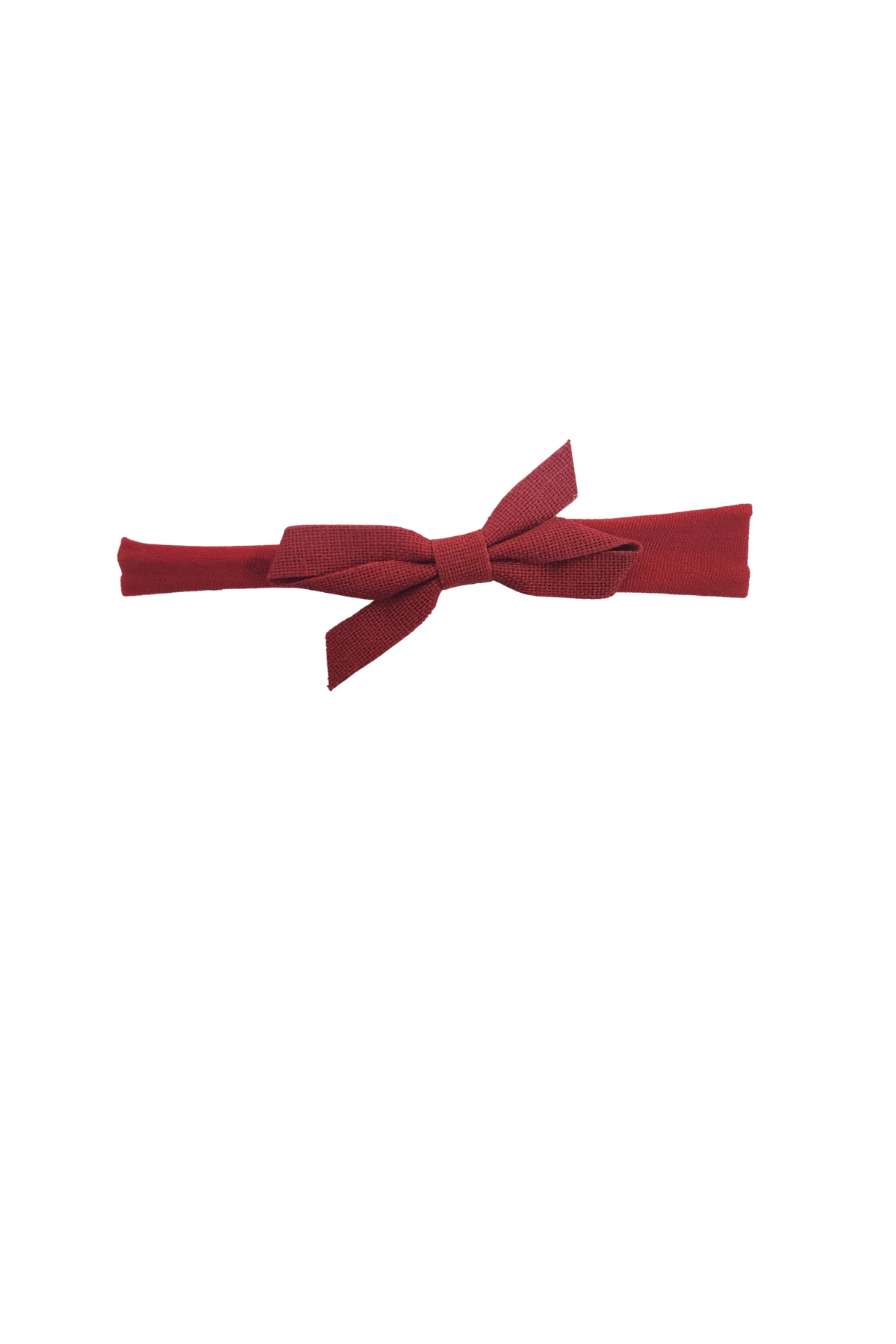 Linen Tuxedo Bow Newborn Baby Headband