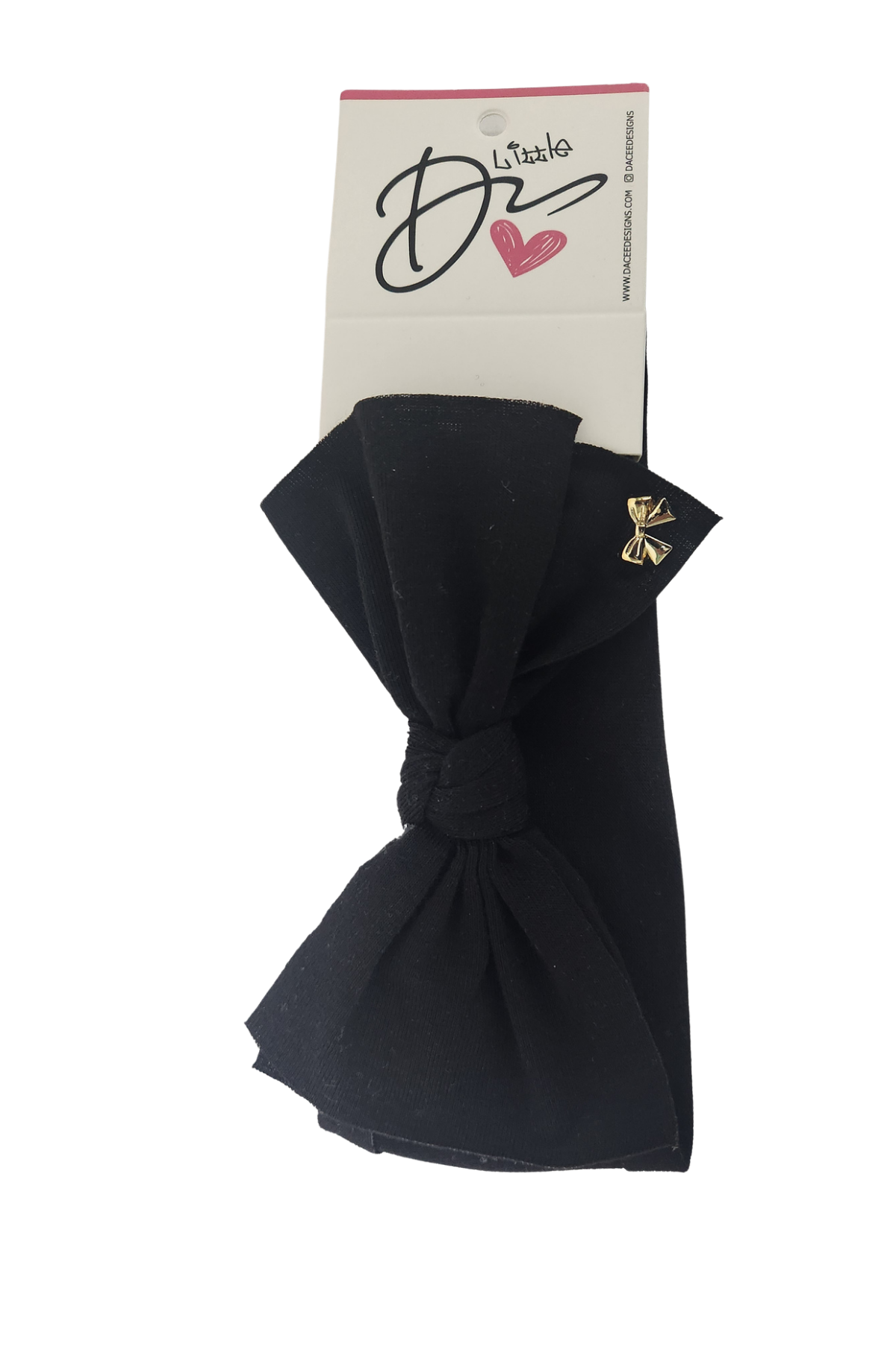 Cotton Gold Bow Baby Headband