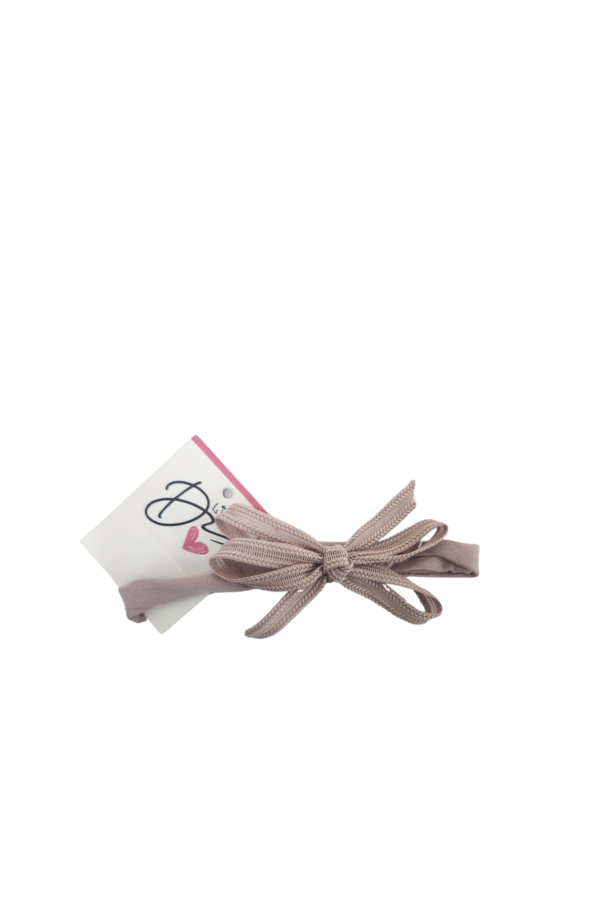 Meshed Ribbed Bow Baby Headband