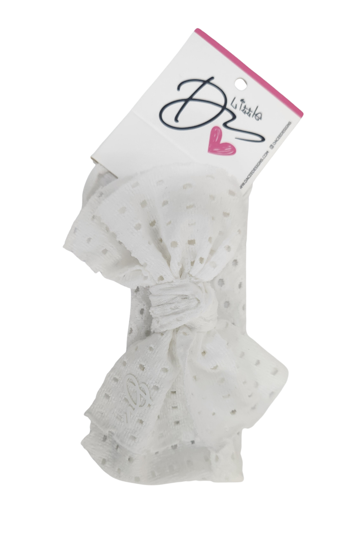 Eyelet Bow Baby Headband