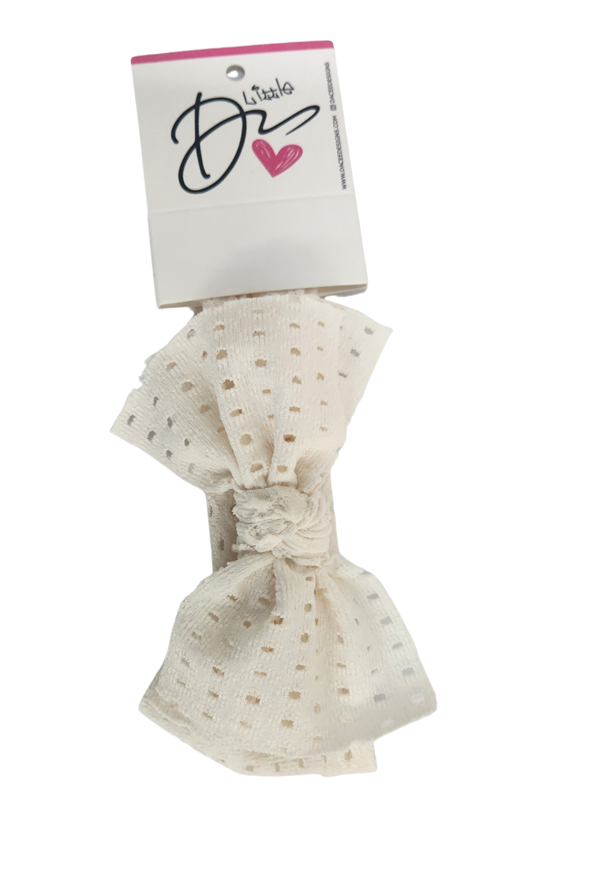 Eyelet Bow Baby Headband