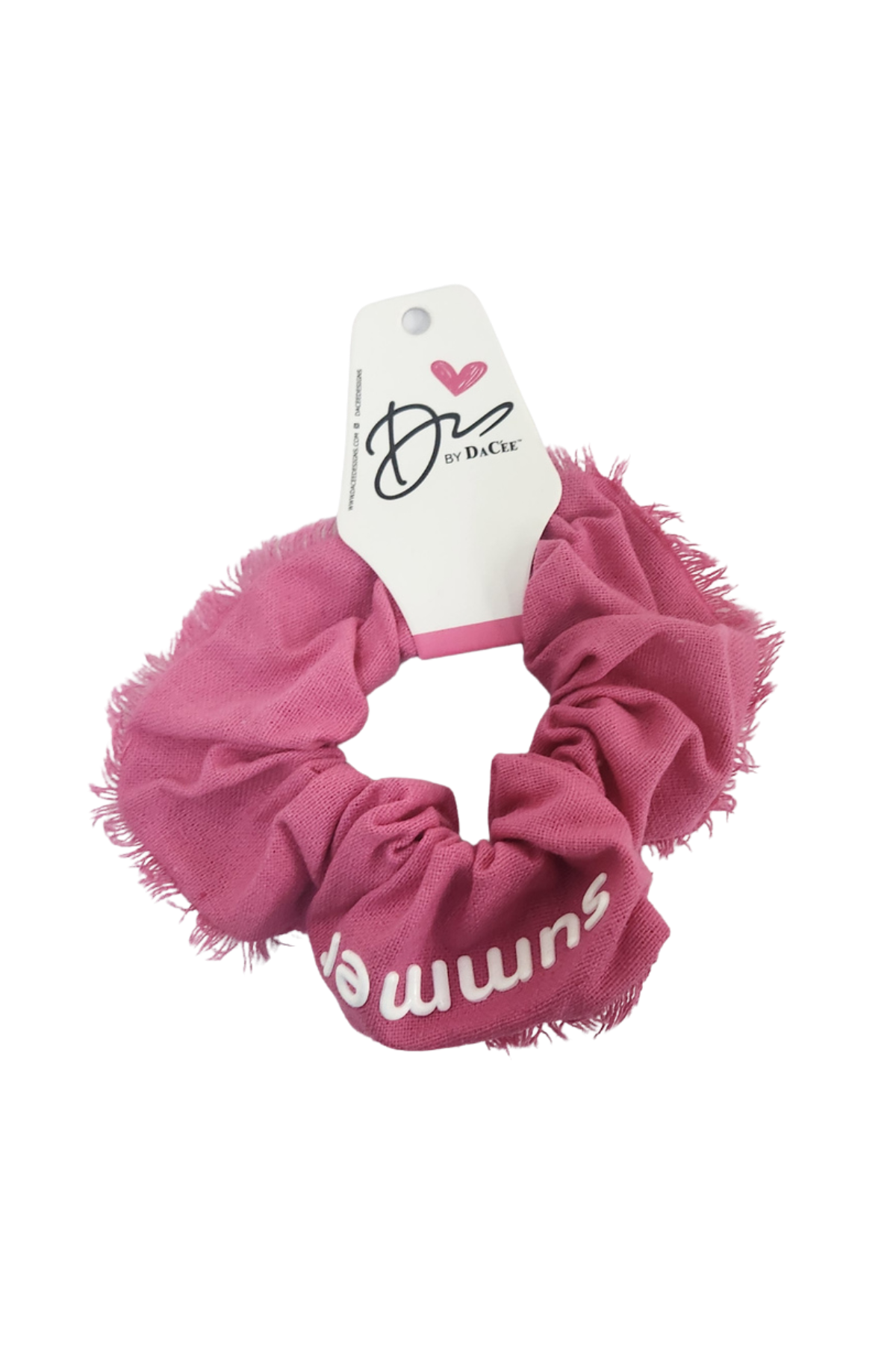 Summer Puff Paint Scrunchy