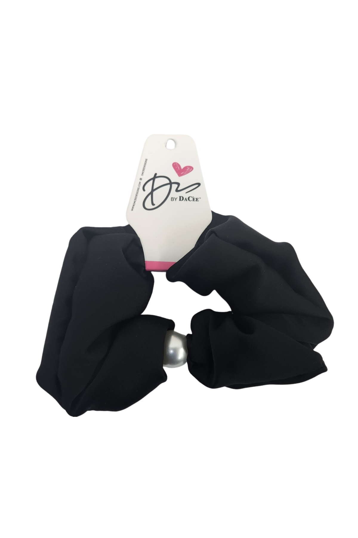 Pearl Silk Scrunchy