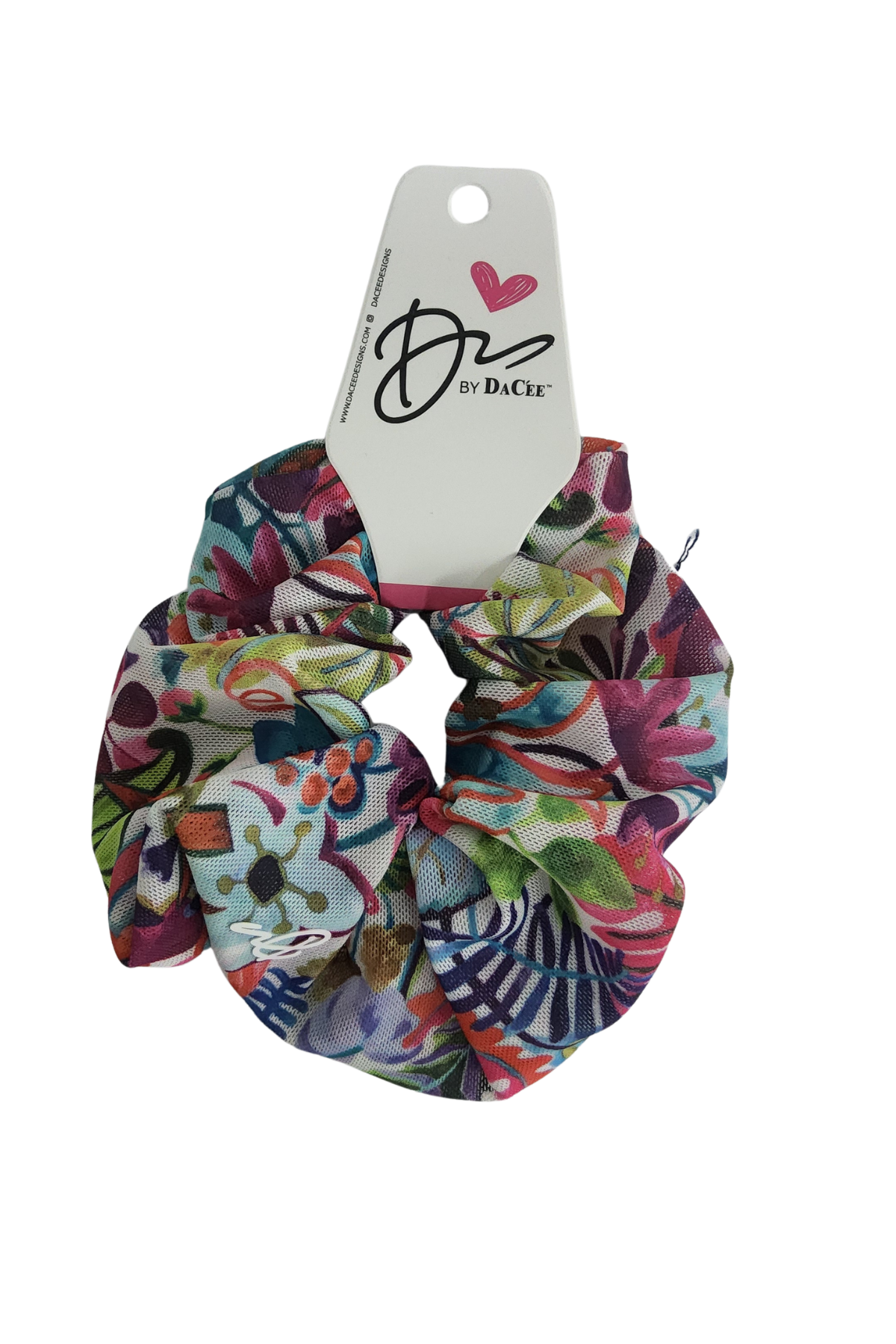 Pucci Inspired Mesh Scrunchy