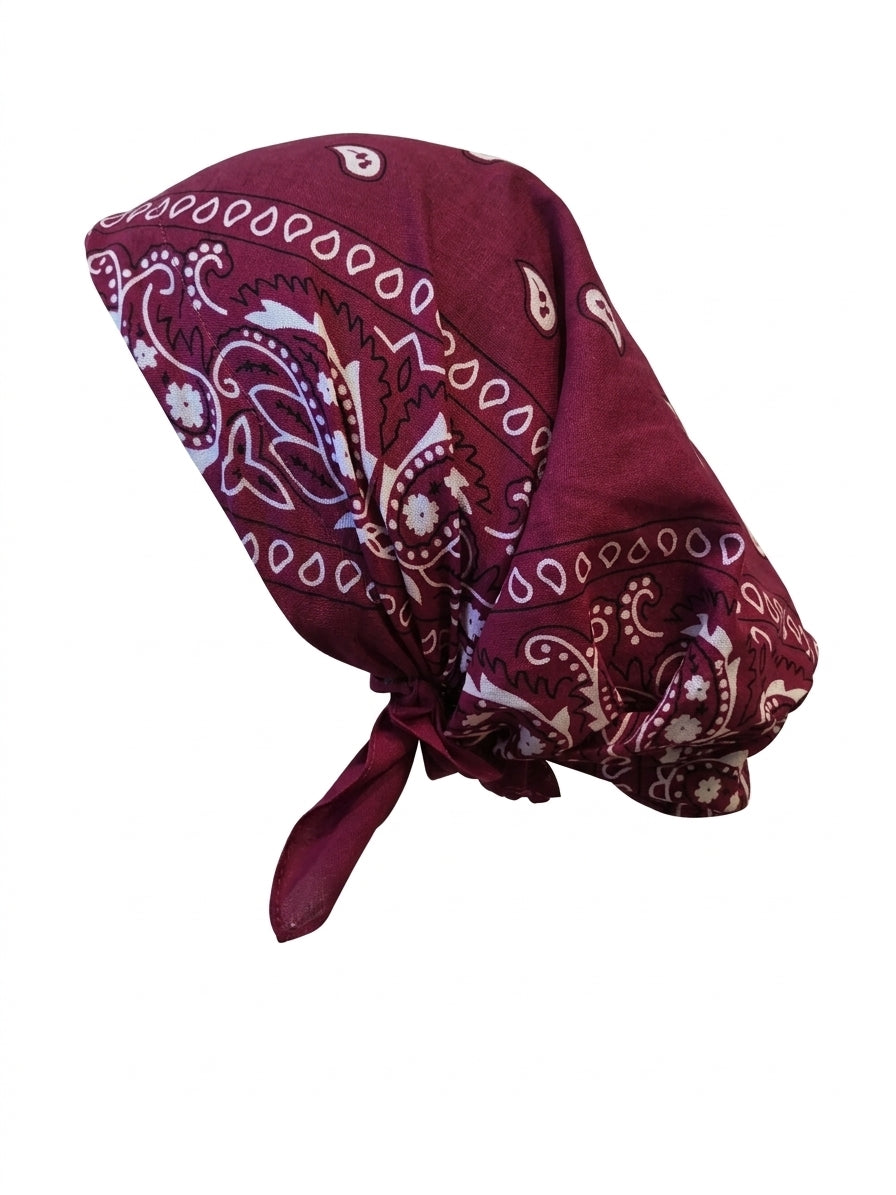 Bandana Print Collection Burgundy