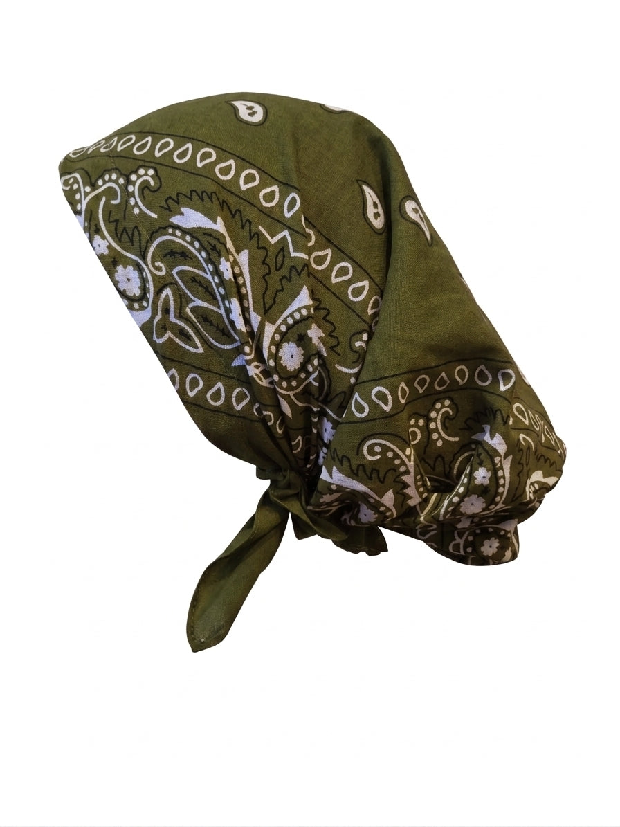 Bandana Print Collection Olive